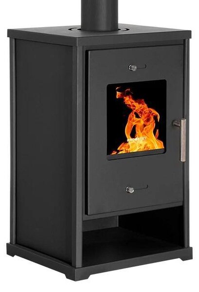 EKO 4 7 kW Krbová kamna na dřevo Ocelová černá A+ Energetická třída Ekodesign