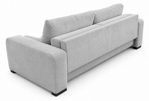 TŘÍMÍSTNÁ POHOVKA, dřevo, textil, kompozitní dřevo, světle šedá MID.YOU - Pohovky, Online Only
