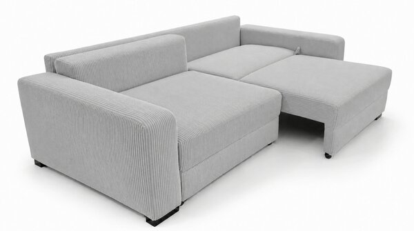 TŘÍMÍSTNÁ POHOVKA, dřevo, textil, kompozitní dřevo, světle šedá MID.YOU - Pohovky, Online Only