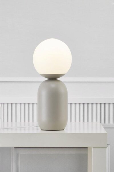 Nordlux Notti stolní lampa 1x40 W bílá-šedá 2011035010