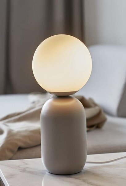 Nordlux Notti stolní lampa 1x40 W bílá-šedá 2011035010