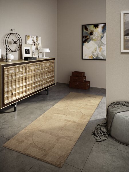 Villeroy & Boch, Běhoun Villeroy & Boch 106175 Beige, 80x250, béžová, ložnice