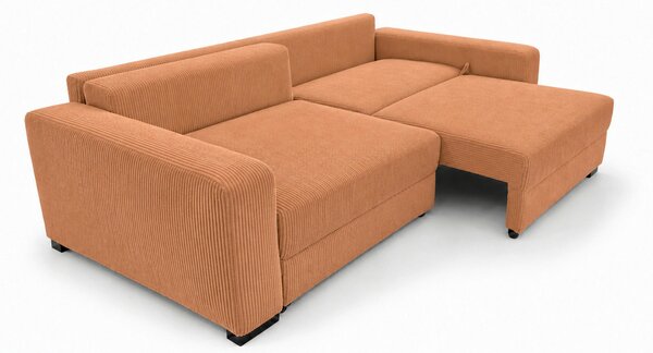 TŘÍMÍSTNÁ POHOVKA, dřevo, textil, kompozitní dřevo, terracotta MID.YOU - Pohovky, Online Only