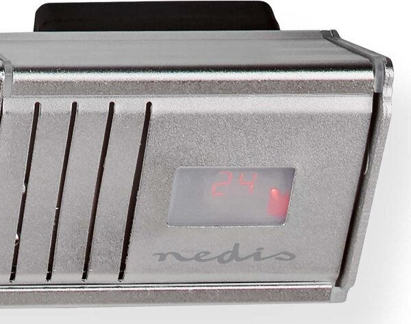 Nedis HTPA30ESS - Venkovní elektrické topné těleso 2000W/230V IP65 + DO