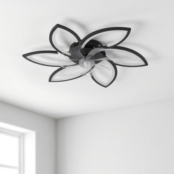 Brilagi-LED Stmívatelné svítidlo s ventilátorem LED/50W/230V 3000-6500K černá+DO