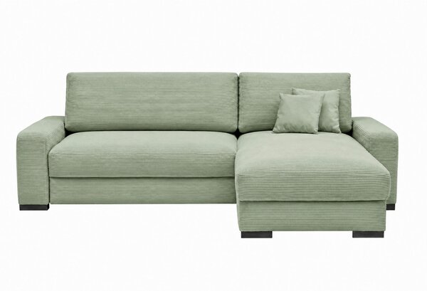 ROHOVÁ SEDAČKA, dřevo, textil, kompozitní dřevo, mátově zelená MID.YOU - Rozkládací sedačky, Online Only