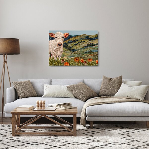Skleněný obraz - Imitace pleteného motivu (70x50 cm)