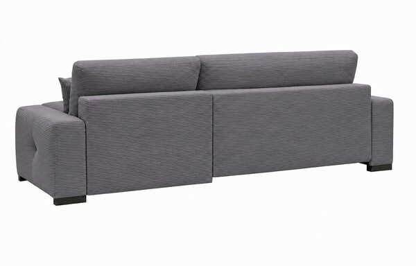 ROHOVÁ SEDAČKA, dřevo, textil, kompozitní dřevo, šedá MID.YOU - Rozkládací sedačky, Online Only
