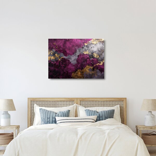 Skleněný obraz - Texturovaní abstrakce (70x50 cm)