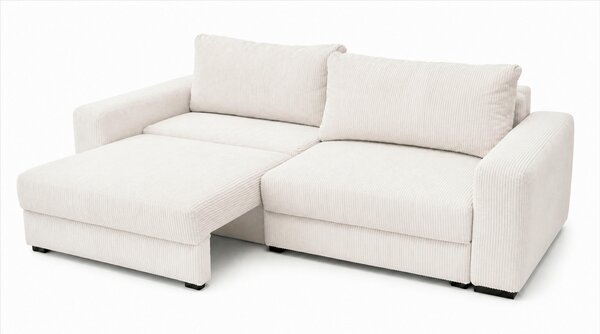 TŘÍMÍSTNÁ POHOVKA, dřevo, textil, kompozitní dřevo, béžová MID.YOU - Pohovky, Online Only