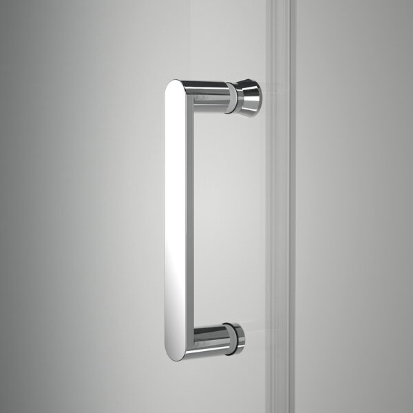 Sprchový kout MARWELL Shine Square chrom, skládací rohový sprchový kout 90x90x195 cm - s otevíráním na obě strany - s technologií EasyClean - kvalitní hliníkové profily