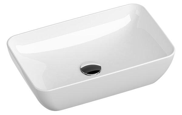 Ravak Uni umyvadlo 50x31 cm obdélníkový na pult bílá lesk XJX01150001