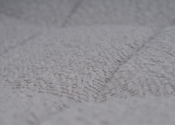 Jídelní židle HWC-A60, kuchyňská otočná židle, ocel Tkanina /textil bouclé (450g/m²) taupe