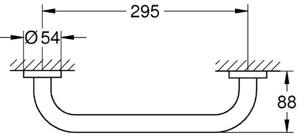 Grohe Essentials madlo do vany 40421001