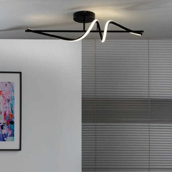 ONLI - LED Nástěnné svítidlo TWIST LED/25W/230V 4000K černá