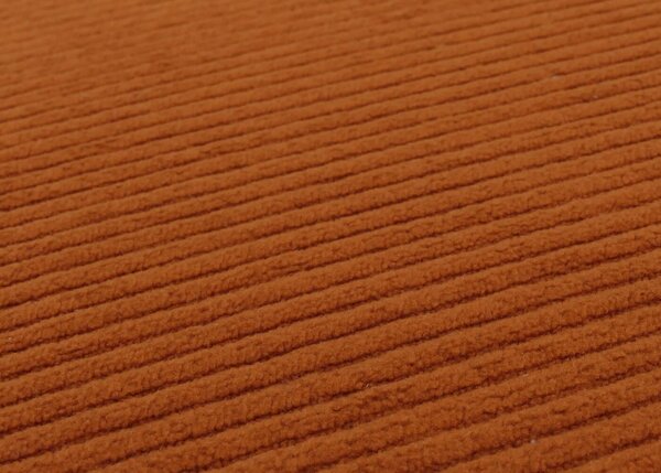 Sada 2 jídelních židlí Littau, kuchyňská židle s vysokým opěradlem, látka/textilní kord dřevo terakota, tmavé nohy