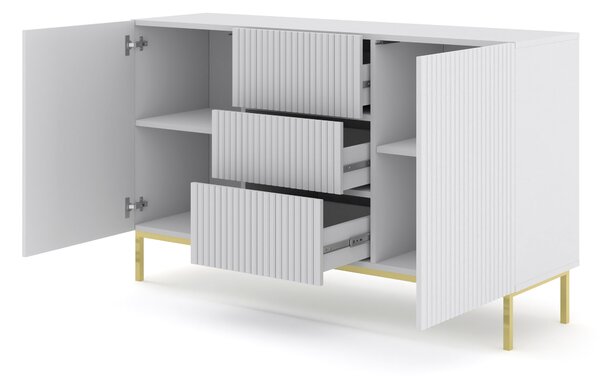 Komoda Rawy 2D3S 2 (bílá). Akce -17%