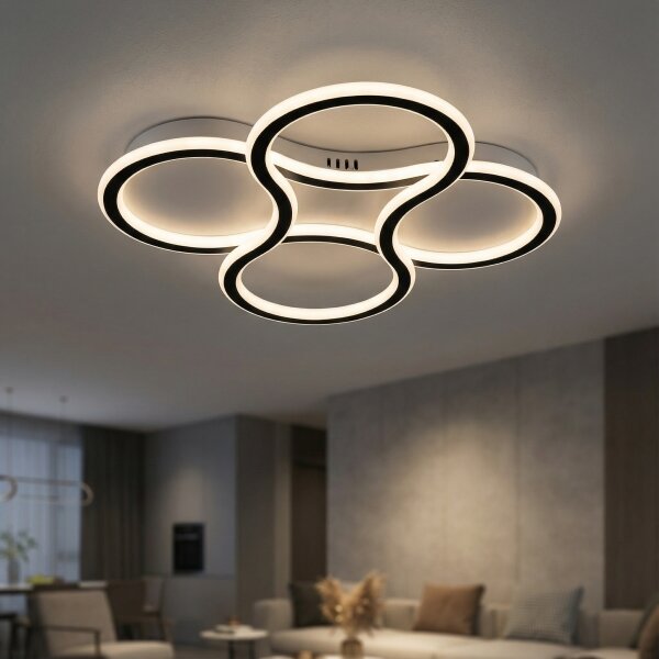 Brilagi - LED Stmívatelné stropní svítidlo ORELLI LED/53W/230V 3000-6000K + DO