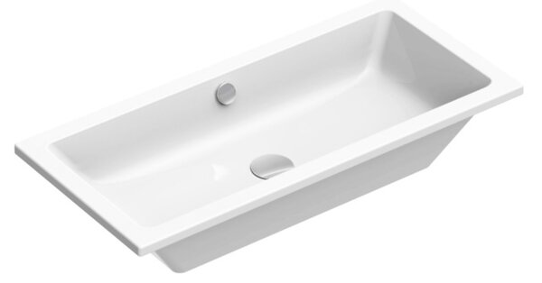 Catalano Zero umyvadlo 80x37 cm obdélníkový zápustný-pod pult bílá lesk 0124810001