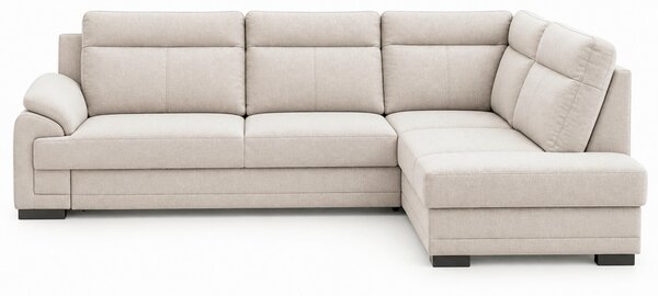 ROHOVÁ SEDAČKA, dřevo, textil, kompozitní dřevo, pískové barvy Livetastic - Sedací soupravy, Online Only