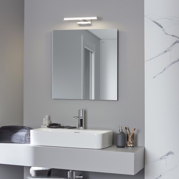 Brilagi - LED Koupelnové osvětlení zrcadla VESTRA LED/6W/230V 30 cm IP44 chrom