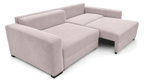 TŘÍMÍSTNÁ POHOVKA, dřevo, textil, kompozitní dřevo, cappuccino MID.YOU - Pohovky, Online Only