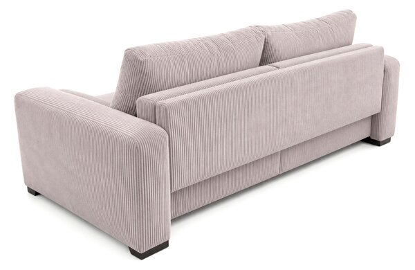 TŘÍMÍSTNÁ POHOVKA, dřevo, textil, kompozitní dřevo, cappuccino MID.YOU - Pohovky, Online Only