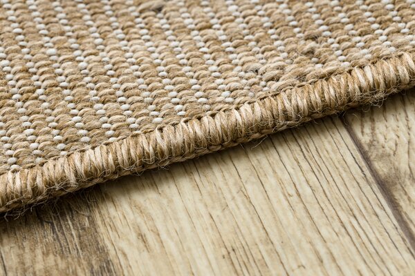 Makro Abra Kusový koberec Sisalový SPARK 0688 Geometrický béžový černý Rozměr: 160x220 cm