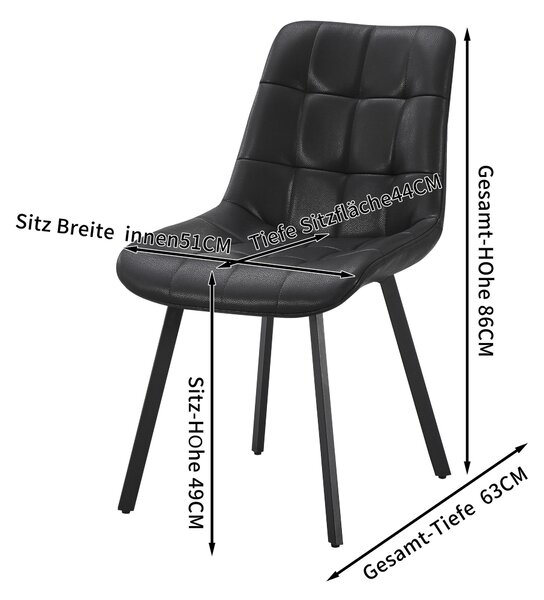 ŽIDLE, černá Livetastic - Jídelní židle, Online Only