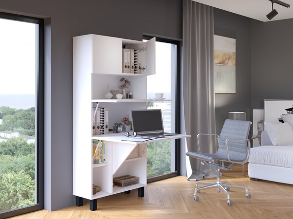 Regál Holli (bílá matná). Akce -10%