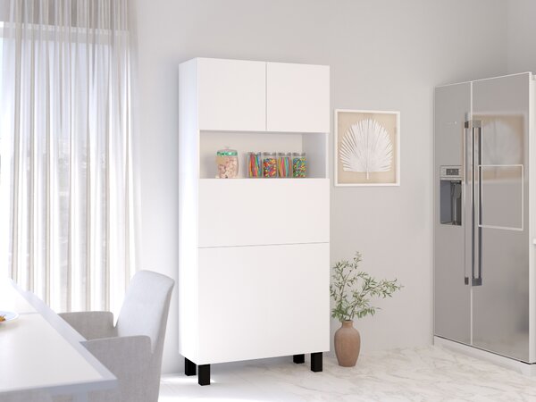 Regál Holli (bílá matná). Akce -10%