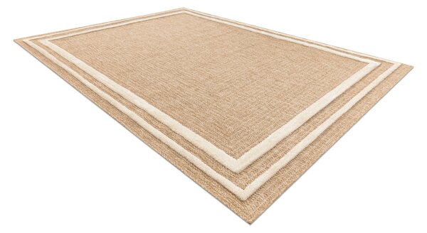 Makro Abra Kusový koberec Sisalový SPARK 0687A Klasický béžový krémový Rozměr: 80x150 cm