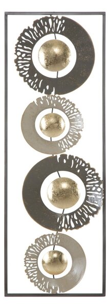 Nástěnná kovová dekorace Mauro Ferretti Ring, 31 x 89,5 cm