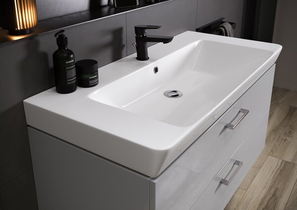 Cersanit Mille umyvadla se skříňkou 60 cm bílá S801-318-DSM