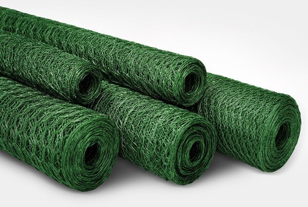 Drátěný plot Zelené opláštění Králičí drát Velikost oka: 13 mm Výška: 100 cm Délka: 10 m