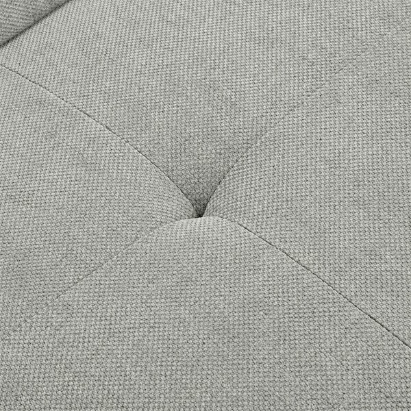 ROHOVÁ SEDAČKA, dřevo, textil, kompozitní dřevo, světle šedá MID.YOU - Sedací soupravy, Online Only
