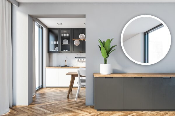 Venti Ring 80 zrcadlo 80x80 cm kulatý s osvětlením 5907459662375