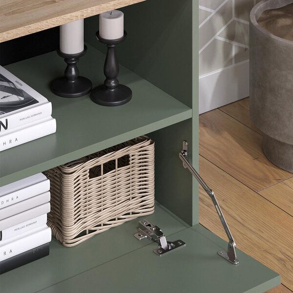 Kredenc Vicco Wido Zelená 60 x 50 cm s klapkou, Model 57449