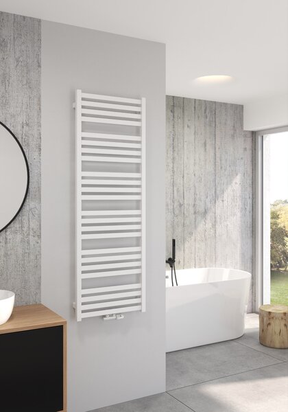 Oltens Vanlig koupelnový radiátor žebříkový 146x50 cm bílá 55009000
