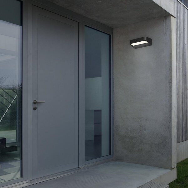 BRILO 3036-015X VÝPRODEJ VZORKU - LED venkovní svítidlo 14,2 cm 8W 900lm černá - BRILO
