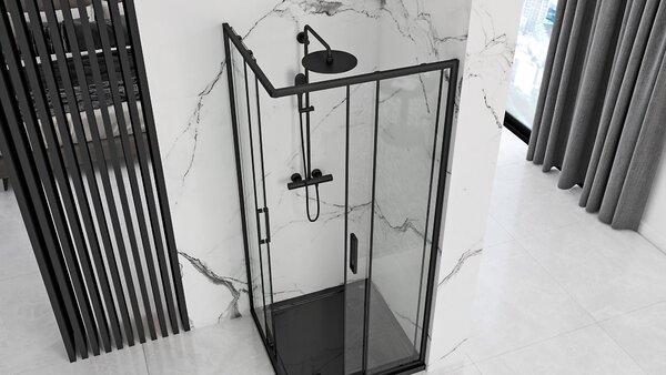 Sprchový Kout PUNTO Black 80x80