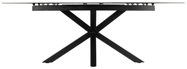 JÍDELNÍ STŮL, černá, béžová, 168-210/90/76 cm MID.YOU - Jídelní stoly, Online Only