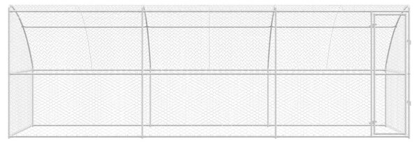Psí kennel 3 ks Stříbrná 6 x 2 x 2 m Pozinkovaná ocel 3368337