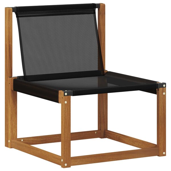 Venkovní pohovková souprava 8 ks Přirozená a černá 3382108