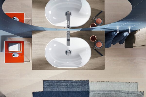 Duravit D-Neo umyvadlo 60x40 cm oválné na pult bílá lesk 2372600070