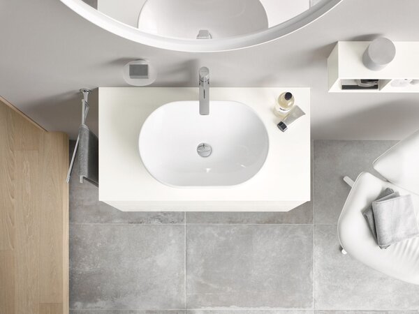 Duravit D-Neo umyvadlo 60x40 cm oválné na pult bílá lesk 2372600070
