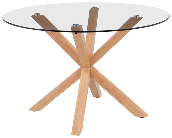 JÍDELNÍ STŮL, čiré, barvy dubu, 119/75,5 cm P & B - Jídelní stoly, Online Only