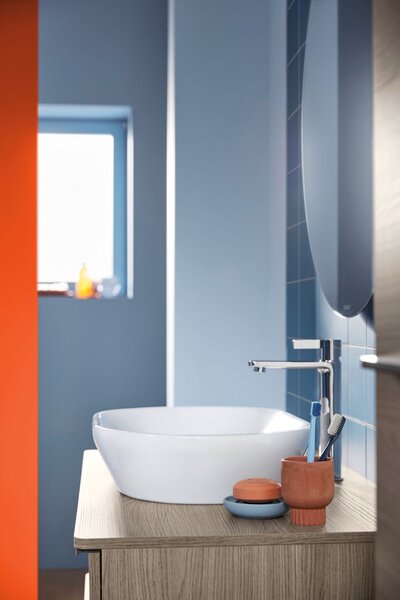 Duravit D-Neo umyvadlo 60x40 cm oválné na pult bílá lesk 2372600070