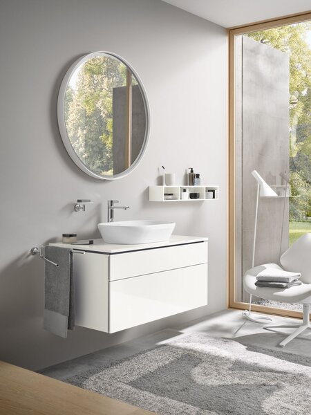 Duravit D-Neo umyvadlo 60x40 cm oválné na pult bílá lesk 2372600070