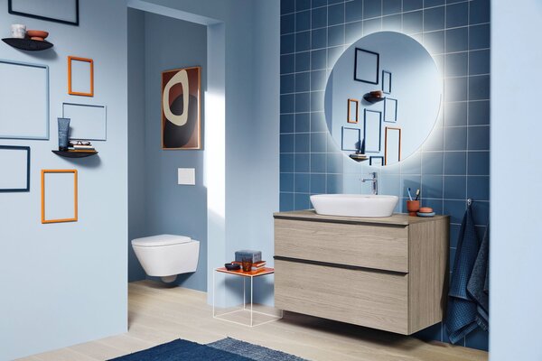 Duravit D-Neo umyvadlo 60x40 cm oválné na pult bílá lesk 2372600070